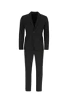 Prada Completo In Misto Lana Nera  Uomo In Black