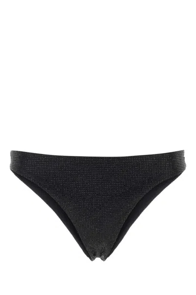 PRADA BLACK STRETCH RE-NYLON BIKINI BOTTOM
