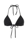 Prada Stretch Re-nylon Rhinestone Halterneck Bikini