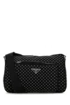 Prada Women's Re-nylon Crossbody Bag In Black