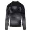 Prada Maglione In Lana Ricamata Uomo In Black