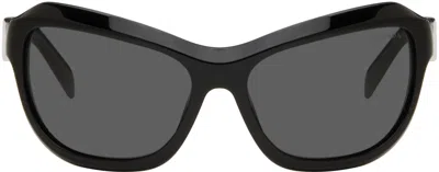 Prada Black Swing Sunglasses In 16k5s0