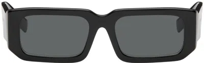 Prada Black Symbole Sunglasses In 09q5s0 Black
