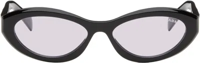 Prada Black Symbole Sunglasses In 16k40j