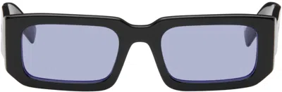 Prada Black Symbole Sunglasses In Black/purple