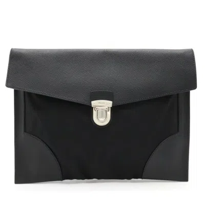 Prada Black Synthetic Clutch Bag ()