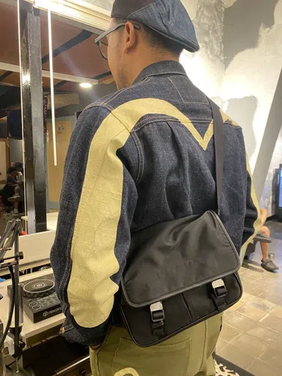 Pre-owned Prada Black Tessuto Nylon Shoulder Bag