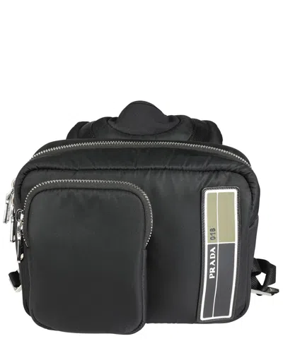 Prada Black Tessuto Pocket Nylon Technical Backpack (authentic Pre-loved)