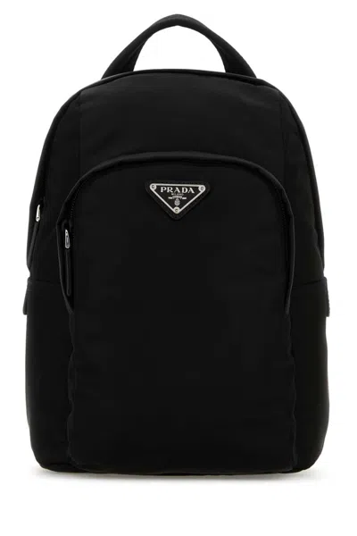 Prada Black Triangle-logo Crossbody Bag
