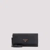 Prada Black Triangle Logo Shoulder Bag