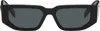 Prada Eyewear Rectangular-frame Sunglasses In Black