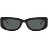 Prada Black Triangle Logo Sunglasses In Black