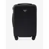 Prada Re-nylon And Saffiano Leather Trolley In Black