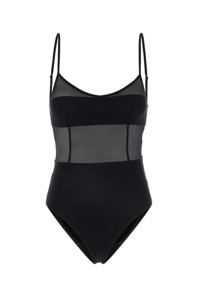 Prada Black Tulle Swimsuit