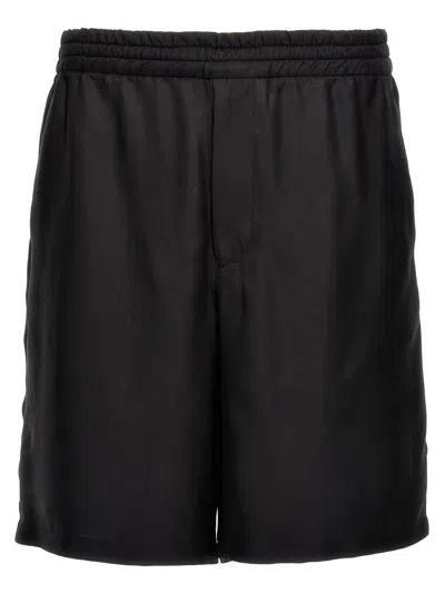 Prada Black Twill Bermuda Shorts