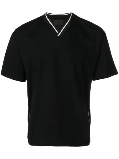 Prada Black V-neck T-shirt