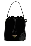 Prada Black Re-nylon Re-edition 1978 Bucket Bag In Black