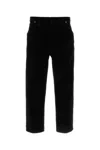 Prada Black Velvet Denim Pant