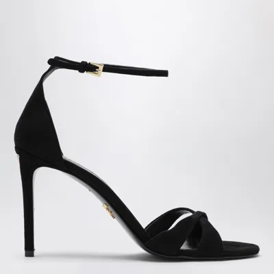 Prada Black Velvet Pumps
