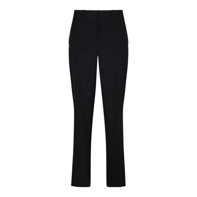 PRADA PRADA BLACK VIRGIN WOOL TROUSERS
