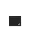Prada Men Saffiano Leather Card Holder In Black