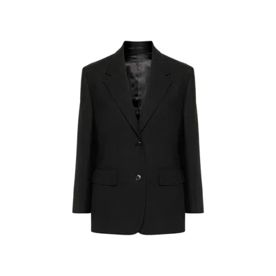 PRADA PRADA BLACK WOOL BLAZER