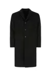 Prada Black Cashmere And Wool Coat