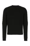 Prada Black Wool Blend Sweater In Black