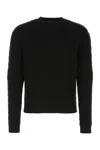 Prada Black Wool Blend Sweater In Black