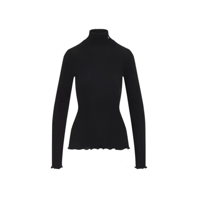 Prada Black Wool Blend Sweater