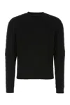 Prada Black Wool Blend Sweater In Black