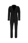 PRADA BLACK WOOL BLEND TUXEDO