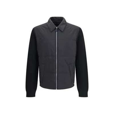 Prada Black Wool Oves Aries Full-length Jacket