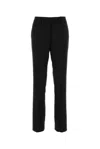 Prada Wool Trousers In Black