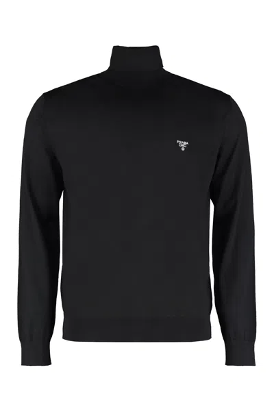 Prada Black Wool Sweater