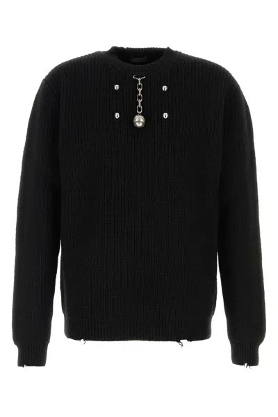 PRADA PRADA BLACK WOOL SWEATER