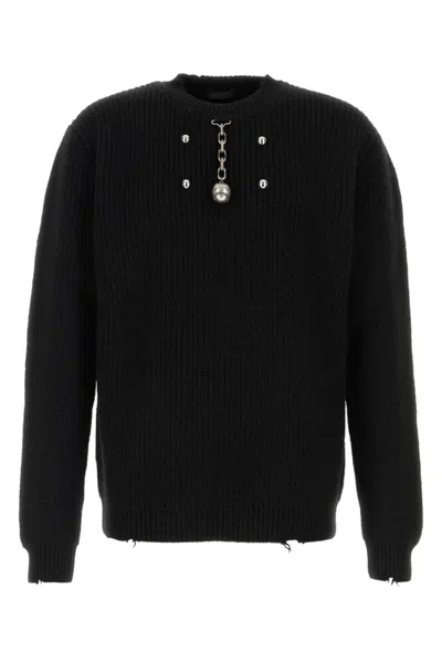 PRADA BLACK WOOL SWEATER
