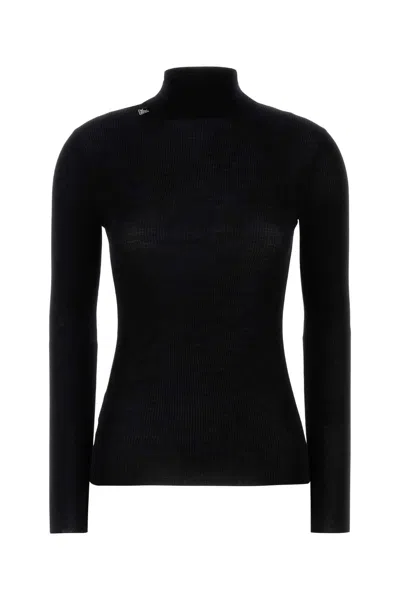 Prada Black Wool Sweater