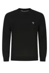 Prada Sweatshirt Aus Technischer Baumwolle In Black
