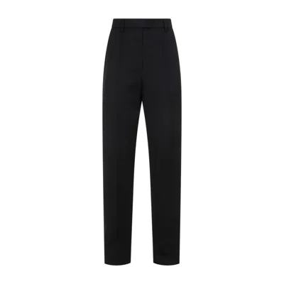 PRADA PRADA BLACK WOOL TROUSERS