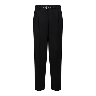 Prada Black Wool Trousers