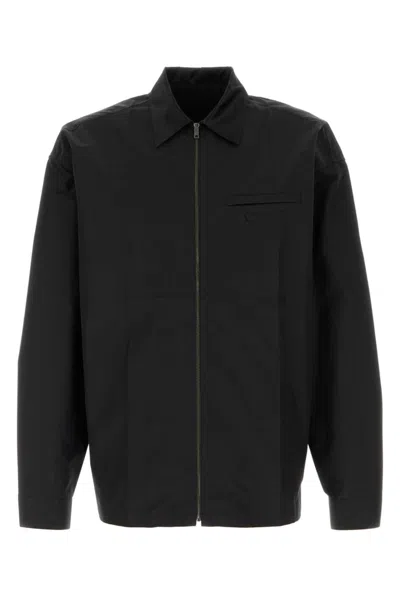 Prada Black Zip Up Shirt