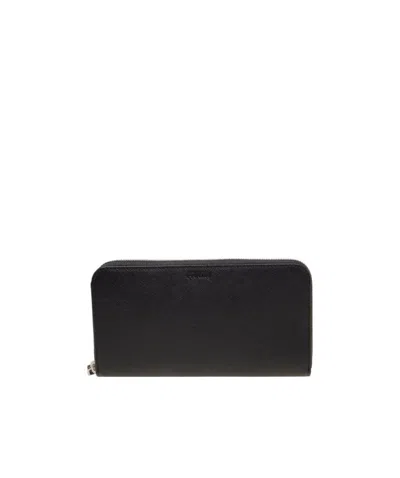 Prada Black Zippered Wallet