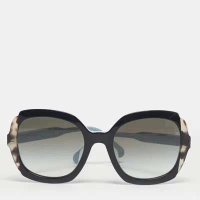 Pre-owned Prada Black/blue Gradient Spr 16u F Square Sunglasses