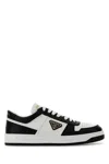 Prada Urban Leather Sneakers Featuring Contrast Panels In Multi