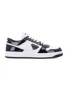 Prada Blackwhite Logo Sneakers In Multi