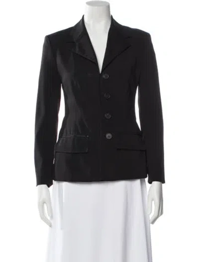 Pre-owned Prada Blazer In Black