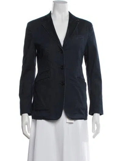 Pre-owned Prada Blazer In Blue