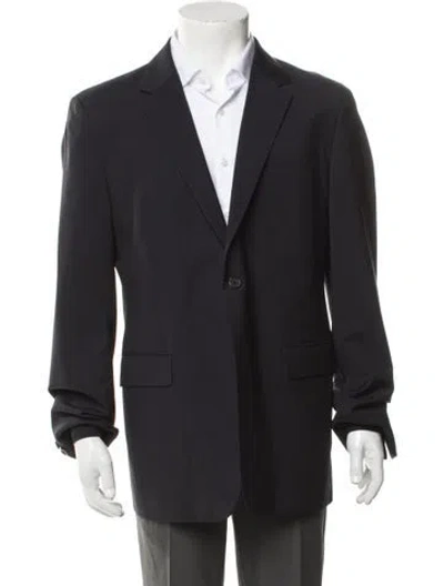 Pre-owned Prada Blazer In Blue