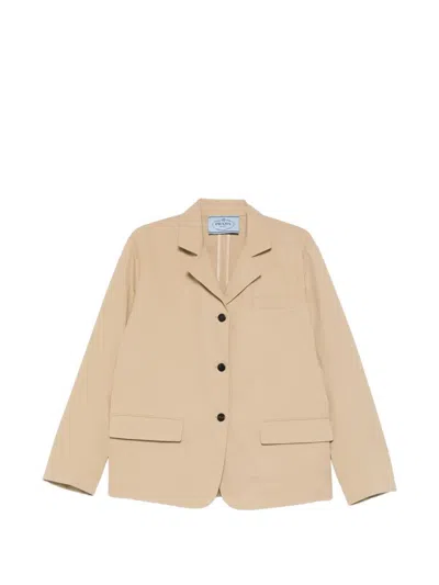 Prada Blazer In Brown